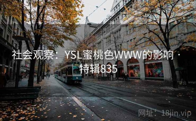 社会观察：YSL蜜桃色WWW的影响 · 特辑835