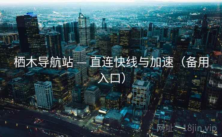 栖木导航站 — 直连快线与加速(备用入口) 栖木导航站 — 直连快线与加速(备用入口)