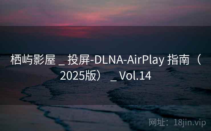 栖屿影屋 _ 投屏-DLNA-AirPlay 指南（2025版） _ Vol.14